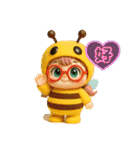 チビ婆ちゃまと赤ブチメガネちゃんです。（個別スタンプ：32）