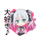 ライブで燃える！地雷ちゃん（個別スタンプ：8）