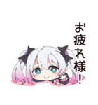 ライブで燃える！地雷ちゃん（個別スタンプ：10）