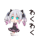 ライブで燃える！地雷ちゃん（個別スタンプ：21）