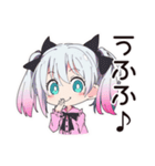 ライブで燃える！地雷ちゃん（個別スタンプ：24）