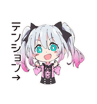 ライブで燃える！地雷ちゃん（個別スタンプ：30）