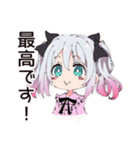 ライブで燃える！地雷ちゃん（個別スタンプ：34）