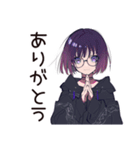 サブカル女子★推しバンド解散ショック（個別スタンプ：40）
