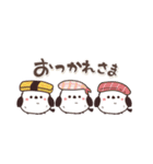 まるいやつらとトリさんとおいしいもの（個別スタンプ：5）