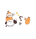 まるいやつらとトリさんとおいしいもの（個別スタンプ：12）
