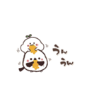 まるいやつらとトリさんとおいしいもの（個別スタンプ：27）