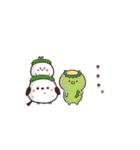 まるいやつらとトリさんとおいしいもの（個別スタンプ：28）