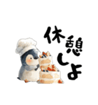 動く！かわうそと海の仲間たち（個別スタンプ：6）