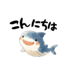 動く！かわうそと海の仲間たち（個別スタンプ：7）