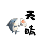 動く！かわうそと海の仲間たち（個別スタンプ：12）