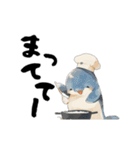 動く！かわうそと海の仲間たち（個別スタンプ：15）