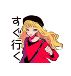 韓国コスメ大好き★キュートなオンニ（個別スタンプ：16）