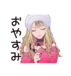 韓国コスメ大好き★キュートなオンニ（個別スタンプ：35）