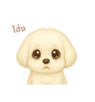 ワンだふる｜マルチーズ【タイ語】（個別スタンプ：7）