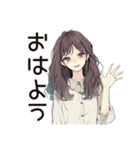 ふんわり大人女子のプライベート連絡（個別スタンプ：2）