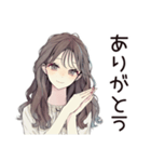 ふんわり大人女子のプライベート連絡（個別スタンプ：7）