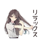 ふんわり大人女子のプライベート連絡（個別スタンプ：18）