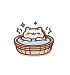 お風呂猫 ちょっとリラックス,（個別スタンプ：13）