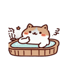 お風呂猫 ちょっとリラックス,（個別スタンプ：21）
