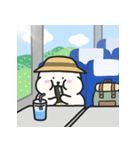 しろいわんこCleverのなつたび（個別スタンプ：7）