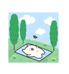 しろいわんこCleverのなつたび（個別スタンプ：10）