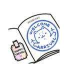 しろいわんこCleverのなつたび（個別スタンプ：15）
