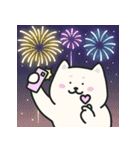 しろいわんこCleverのなつたび（個別スタンプ：17）