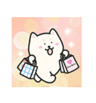 しろいわんこCleverのなつたび（個別スタンプ：18）