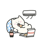 しろいわんこCleverのなつたび（個別スタンプ：20）