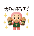 ぴんくまん日常✿3Dちびドール（はな子）（個別スタンプ：14）