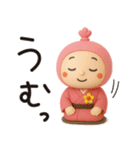 ぴんくまん日常✿3Dちびドール（はな子）（個別スタンプ：25）