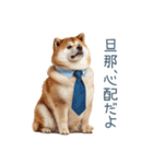 実写旦那用しば犬【日常会話・夫婦・連絡】（個別スタンプ：8）
