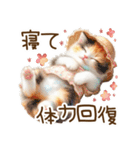 思いやりの真夏の水彩猫❁⃘*（個別スタンプ：3）