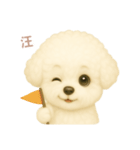 ワンだふる｜ビションフリーゼ【台湾語】（個別スタンプ：9）