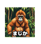 ほのぼのスマトラオラン・ウータン劇場（個別スタンプ：28）
