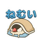 溶けてる文鳥（個別スタンプ：11）