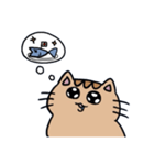 ちょっと可愛い猫と魚（個別スタンプ：13）