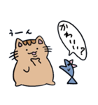 ちょっと可愛い猫と魚（個別スタンプ：23）
