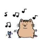 ちょっと可愛い猫と魚（個別スタンプ：24）