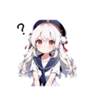 もちもちしてそうな女の子（個別スタンプ：1）