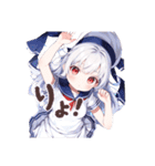 もちもちしてそうな女の子（個別スタンプ：3）