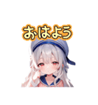 もちもちしてそうな女の子（個別スタンプ：6）