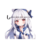 もちもちしてそうな女の子（個別スタンプ：15）
