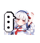 もちもちしてそうな女の子（個別スタンプ：17）