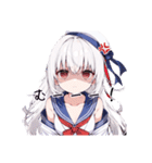もちもちしてそうな女の子（個別スタンプ：19）