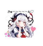もちもちしてそうな女の子（個別スタンプ：21）