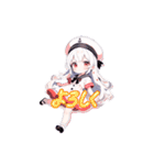 もちもちしてそうな女の子（個別スタンプ：23）