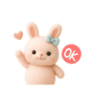 もこもこウサギのふんわり日常（個別スタンプ：29）
