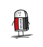 消しゴムくん。（個別スタンプ：1）